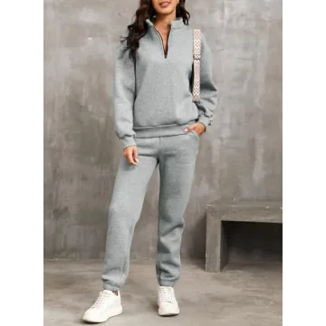 Aleumdr Cozy 2 Piece Women’s Jogging Sweatsuit Set