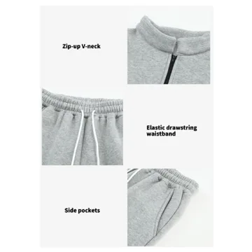 Aleumdr Cozy 2 Piece Women’s Jogging Sweatsuit Set
