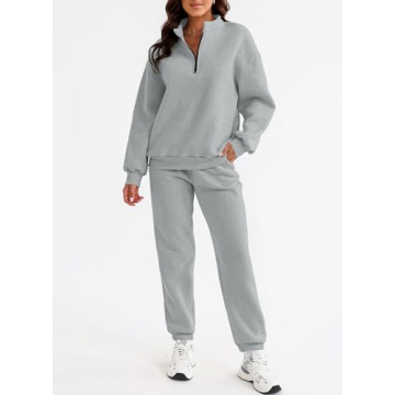 Aleumdr Cozy 2 Piece Women’s Jogging Sweatsuit Set