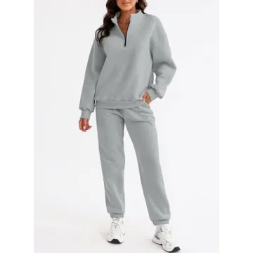 Aleumdr Cozy 2 Piece Women’s Jogging Sweatsuit Set