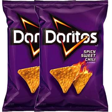 Doritos® Spicy Sweet Chili Limited Flavored Tortilla Chips Net Wt 10 Oz (2)