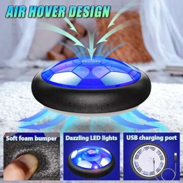 Hover Soccer Ball for Indoor Fun - Toy for Kids