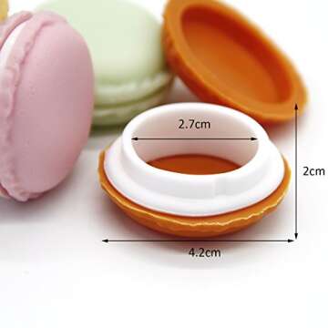 Giant Macaron Case, Coolrunner Macaron Jewelry Box, Macaron Cute Pill Box, Colorful Macaron Jewelry ...