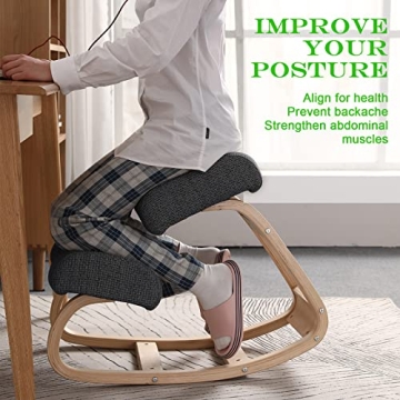 Ergonomic Kneeling Chair for Better Posture and Comfort
