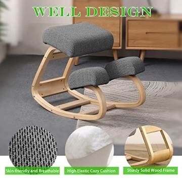 Ergonomic Kneeling Chair for Better Posture and Comfort
