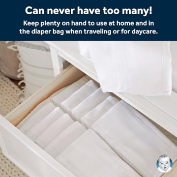 Gerber Birdseye Flatfold Cloth Diapers Eco-Friendly 20 Pack