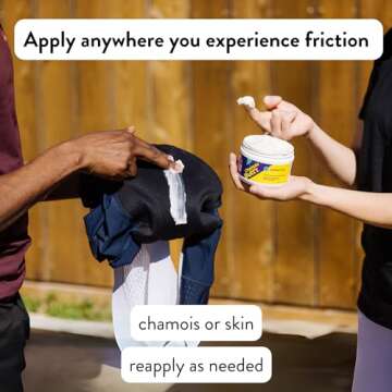 Chamois Butt'r Eurostyle Anti-Chafe Cream for Road, Gravel, Mountain Bike, 8 ounce jar, Cycling Plastic