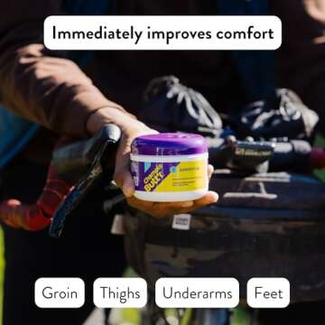 Chamois Butt'r Eurostyle Anti-Chafe Cream for Road, Gravel, Mountain Bike, 8 ounce jar, Cycling Plastic