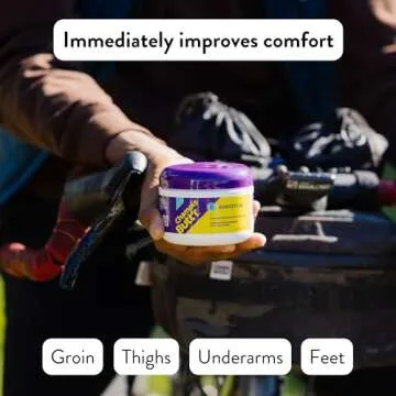 Chamois Butt'r Eurostyle Anti-Chafe Cream for Road, Gravel, Mountain Bike, 8 ounce jar, Cycling Plastic