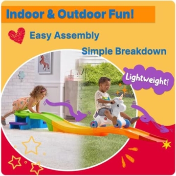 Step2 Unicorn Roller Coaster Toy for Kids Ages 2-5