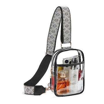 Telena Clear Bag for Stadium Events - Lightweight Crossbody & Fanny Pack
