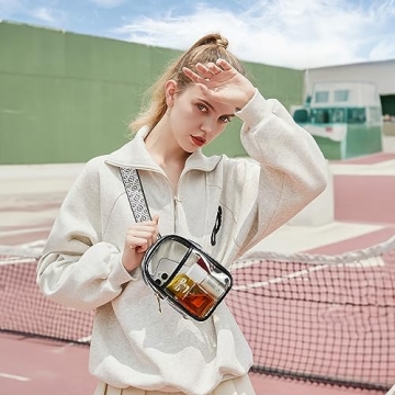 Telena Clear Bag for Events - Stadium Crossbody Bag
