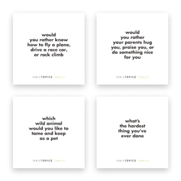 TableTopics Family Conversation Starter Cards for All Ages