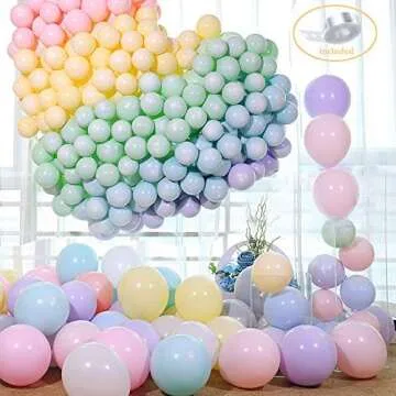 100pcs Macaron Pastel Latex Balloons for All Celebrations