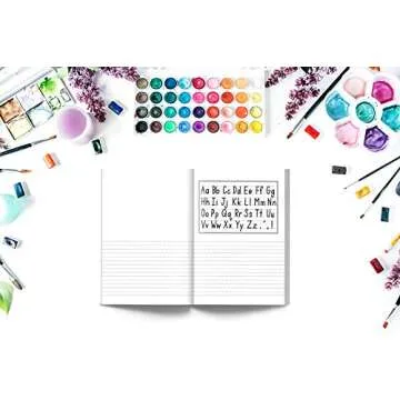 Primary Composition Notebook: Kindergarten 1st & 2nd Grade Primary Journal for Boys & Girls: Cute Rainbows (Draw & Write Grades K-2) 0588