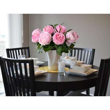 Elegant YalzoneMet 3.5'' Big Bloom Artificial Roses