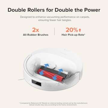 Roborock Q8 Max+ Robot Vacuum and Mop for Effortless Cleaning