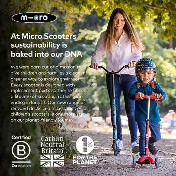 Micro Kickboard Cruiser LED Scooter for Kids - Pink