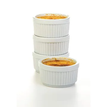 PrepWorks Porcelain Stacking Ramekins Set of 6 for Baking