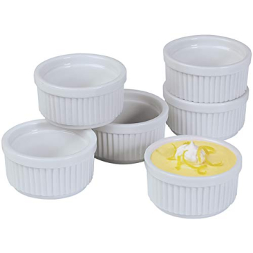 PrepWorks Porcelain Stacking Ramekins Set of 6 for Baking