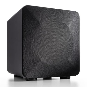 Audioengine S6 210W Mini Subwoofer - Compact, Powerful Bass for Desktops & Gaming