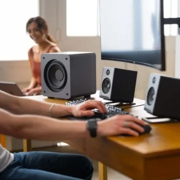 Audioengine S6 210W Mini Subwoofer Compact Powerful Bass