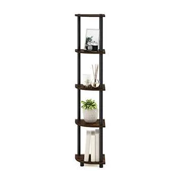 Furinno Turn-N-Tube Corner Display Rack for Every Room