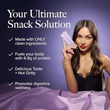 Truvani Plant Based Snack Bars | Chocolate Chip Cookie Dough 12 Pack | 5g Protein | USDA Organic and Vegan | The Only Bar | Dairy, Soy, and Gluten Free | Individually Wrapped