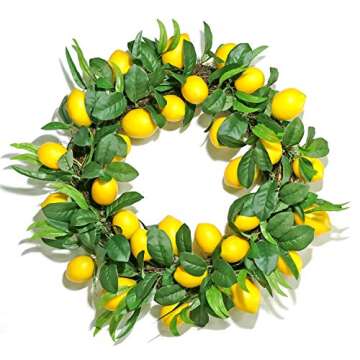 WsCrofts 12 Artificial Lemons for Home & Party Decor