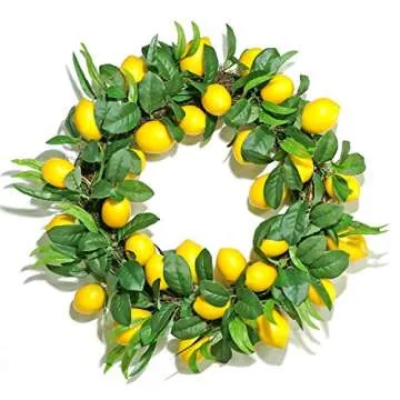 WsCrofts 12 Artificial Lemons for Home & Party Decor