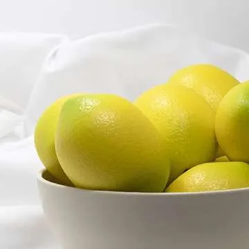 WsCrofts 12 Artificial Lemons for Home & Party Decor