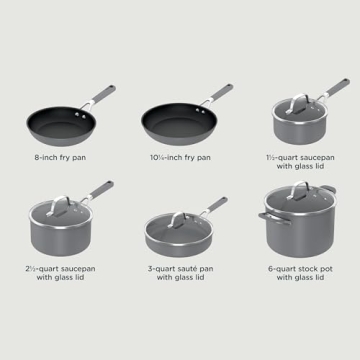 Ninja 10-Piece Non-Stick Cookware Set with NeverStick