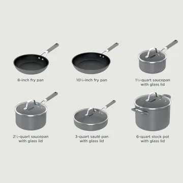 Ninja 10-Piece Non-Stick Cookware Set with NeverStick