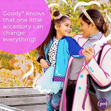 Goody Kids Ouchless Tiny Terry Ponytailers , Assorted Colors - Pain-Free Hair Accessories for Women, Girls, Babies and Teens - Perfect for Long Lasting Braids, Ponytails and More, 42 Count (Pack of 1)