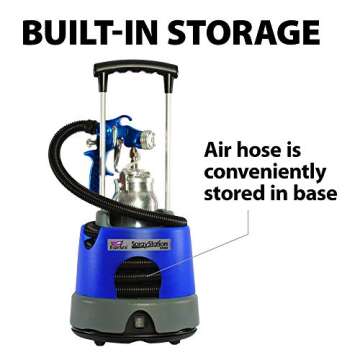 Earlex HV5500 HVLP Spray Station Paint Sprayer for Woodworking and Furniture Refinishing, 2-Stage Turbine, HVLP Spray Gun, Spray Gun, HVLP Turbine Sprayer