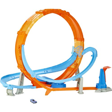 Hot Wheels Massive Loop Mayhem Track Set for Thrilling Races