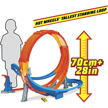 Hot Wheels Massive Loop Mayhem Track Set for Thrilling Races