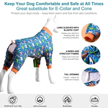LovinPet Large Breed Dog Pajamas for Healing Comfort