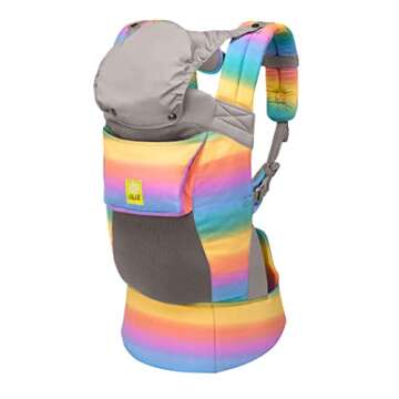 LÍLLÉbaby 3-in-1 Ergonomic CarryOn Airflow Toddler Carrier with Lumbar Support & Breathable Mesh (25-60 lbs), Supportive & Comfortable, Multi-Position Carrying for Hiking & Travel (Mystic Quartz)