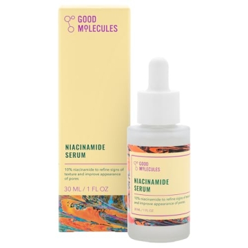 Good Molecules Niacinamide Serum - 10% Niacinamide Balancing B3 Facial Serum for Acne, Tone, Texture...