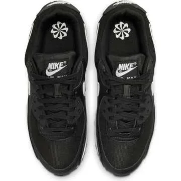 Nike Women's Air Max 90 Sneakers in Black and White