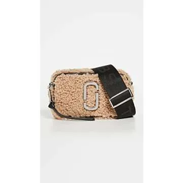 Marc Jacobs The Teddy Snapshot Handbag - Chic Beige Essentials Carrier