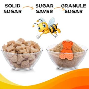 ENOLVO Brown Sugar Bear - Terra Cotta Brown Sugar Keeper to Maintain Food Moisture in Container, Sav...