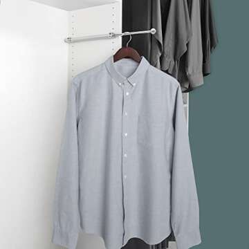 Rev-A-Shelf 14" Adjustable Valet Rod - Maximize Closet Organization with Ease