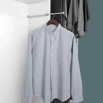 Rev-A-Shelf 14" Adjustable Valet Rod - Maximize Closet Organization with Ease