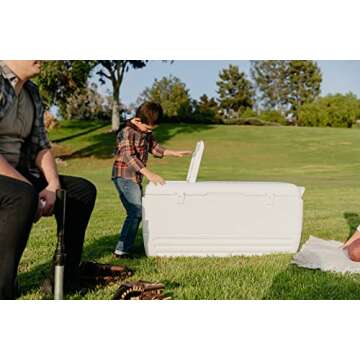 Igloo Quick and Cool Cooler (150-Quart, White)