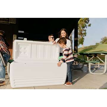 Igloo Quick and Cool Cooler (150-Quart, White)