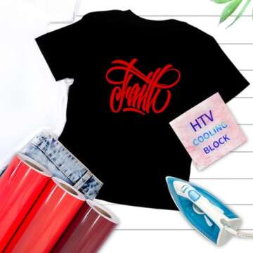 HTV Cooling Block - Fast Vinyl Weeding Tool for Crafts