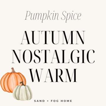 Sand + Fog Pumpkin Spice Candle - Luxury Home Fragrance