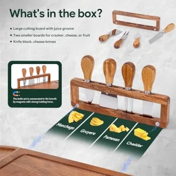 Easoger Charcuterie Boards Gift Set - Great for Occasions